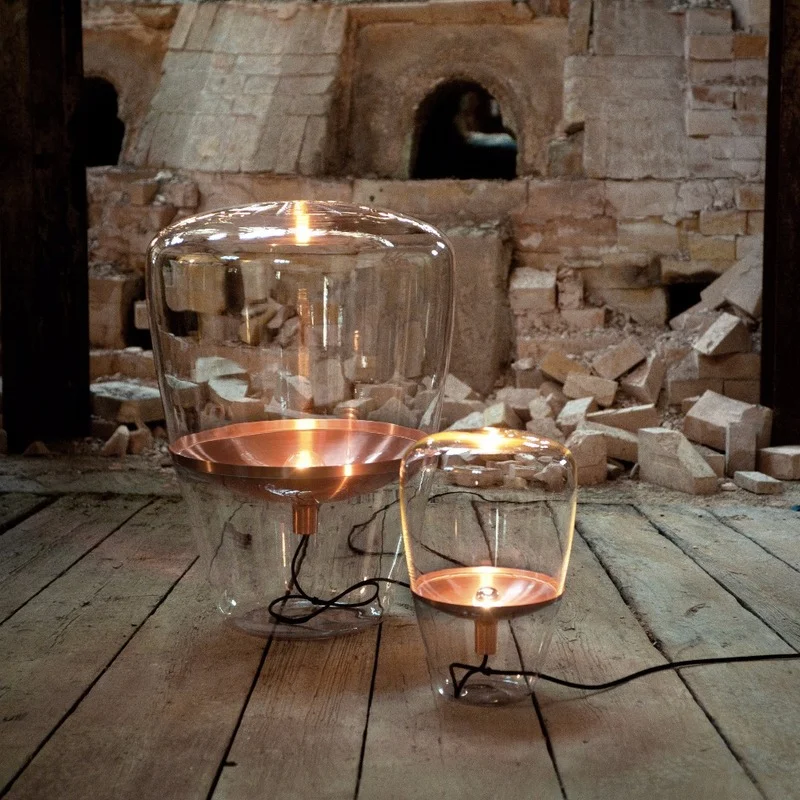 Стеклянная Напольная Лампа в скандинавском стиле модные дизайнерские