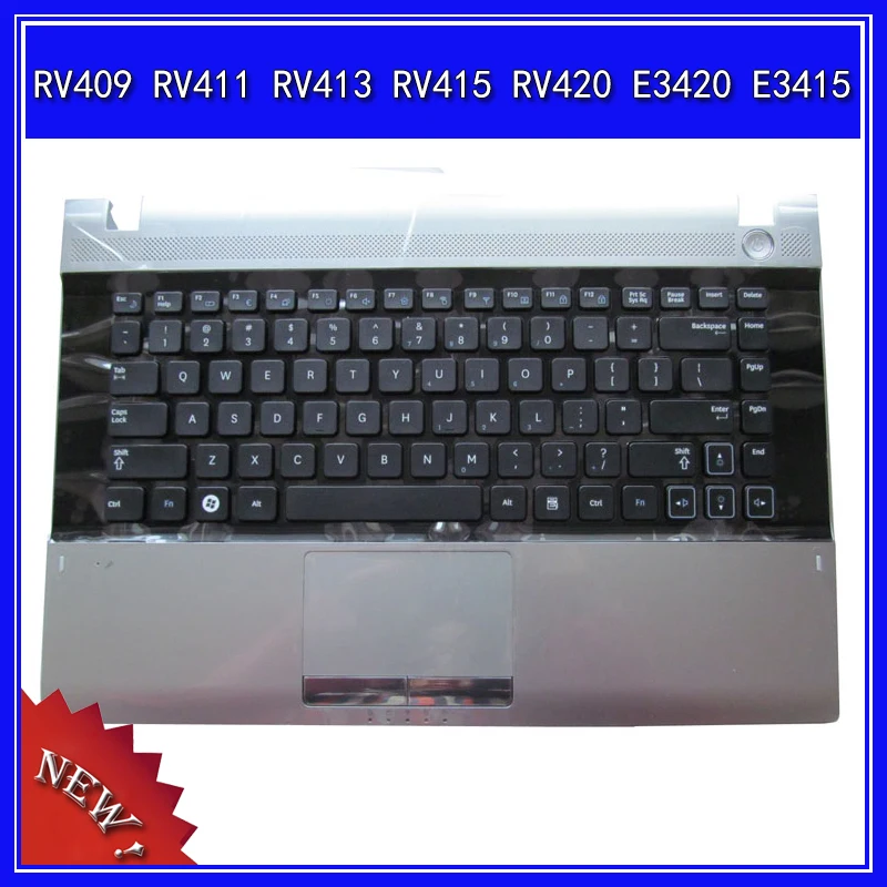 Подставка для рук ноутбука верхняя крышка Samsung RV409 RV411 RV413 RV415 RV420 E3420 E3415 нижняя