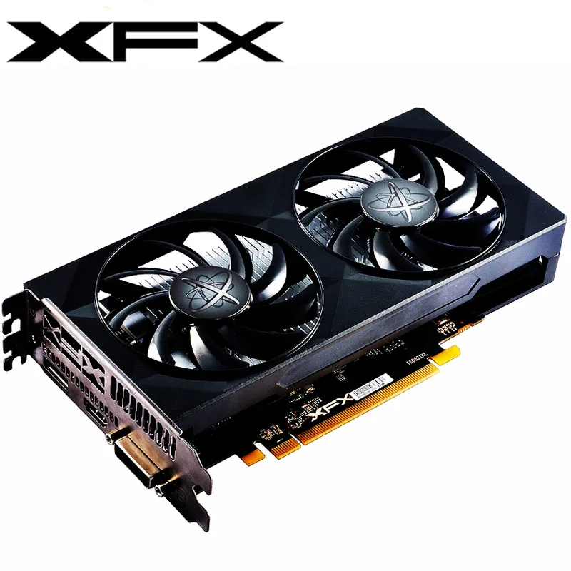 XFX видеокарта RX460 4 Гб 128 бит GDDR5 видеокарты для AMD RX 400 серии VGA карты 460 560 470 570