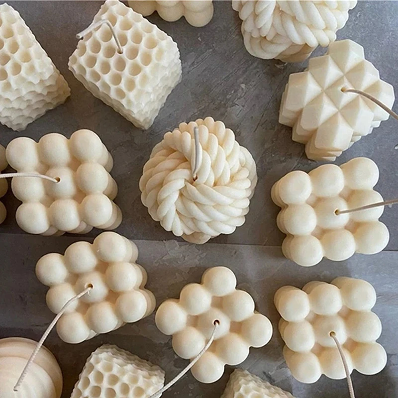 

Scented Candle Mold DIY Wool shape Candle Silicone Casting Mold Handmade Candle Soap Making Wax Mold Handcraft Home Decoration