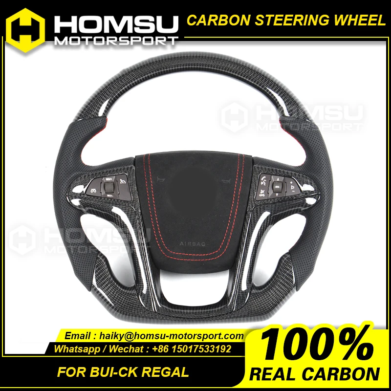 Прямая продажа с завода Автомобильный светодиодный руль из углеродного волокна