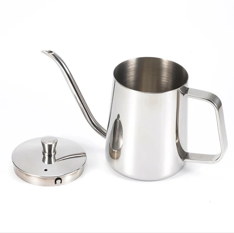 Горячая Распродажа чайник Кофеварка капельный из нержавеющей стали с гусиной