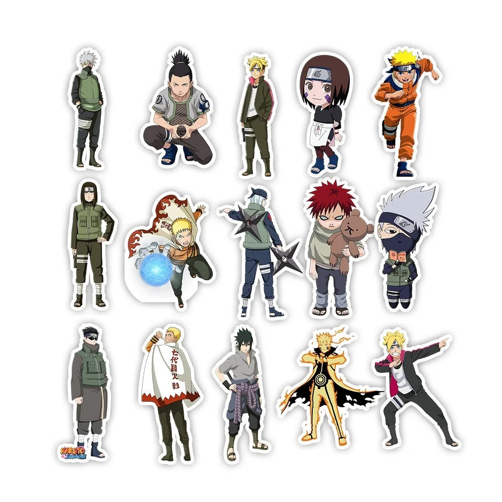 50 шт. японский Классический Аниме Shinobi Стикеры для автомобиля ноутбука