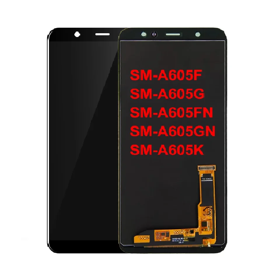 Для Samsung Galaxy A6 Plus 2018 A605F A605FN A605G A605X + ЖК-дисплей сенсорный экран дигитайзер в сборе
