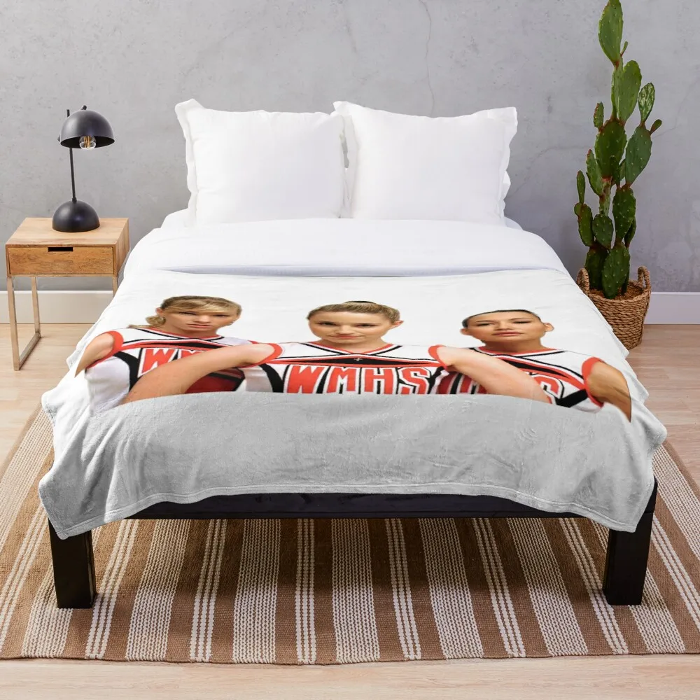 

Glee Unholy Trinity Throw Blanket Bedding Sherpa Fleece Throw Blankets Bed Sofa Cover Child Kids Adults Gift Bedspread