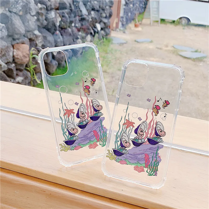 Чехол для iPhone X с изображением милого устрицы Baby IMD 11 Pro Max Fashion se 2020 защита камеры
