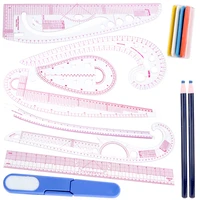 lmdz french curve rulers set patchwork ruler measure tools clothing sample metric yardstick design pattern craft cutting tools