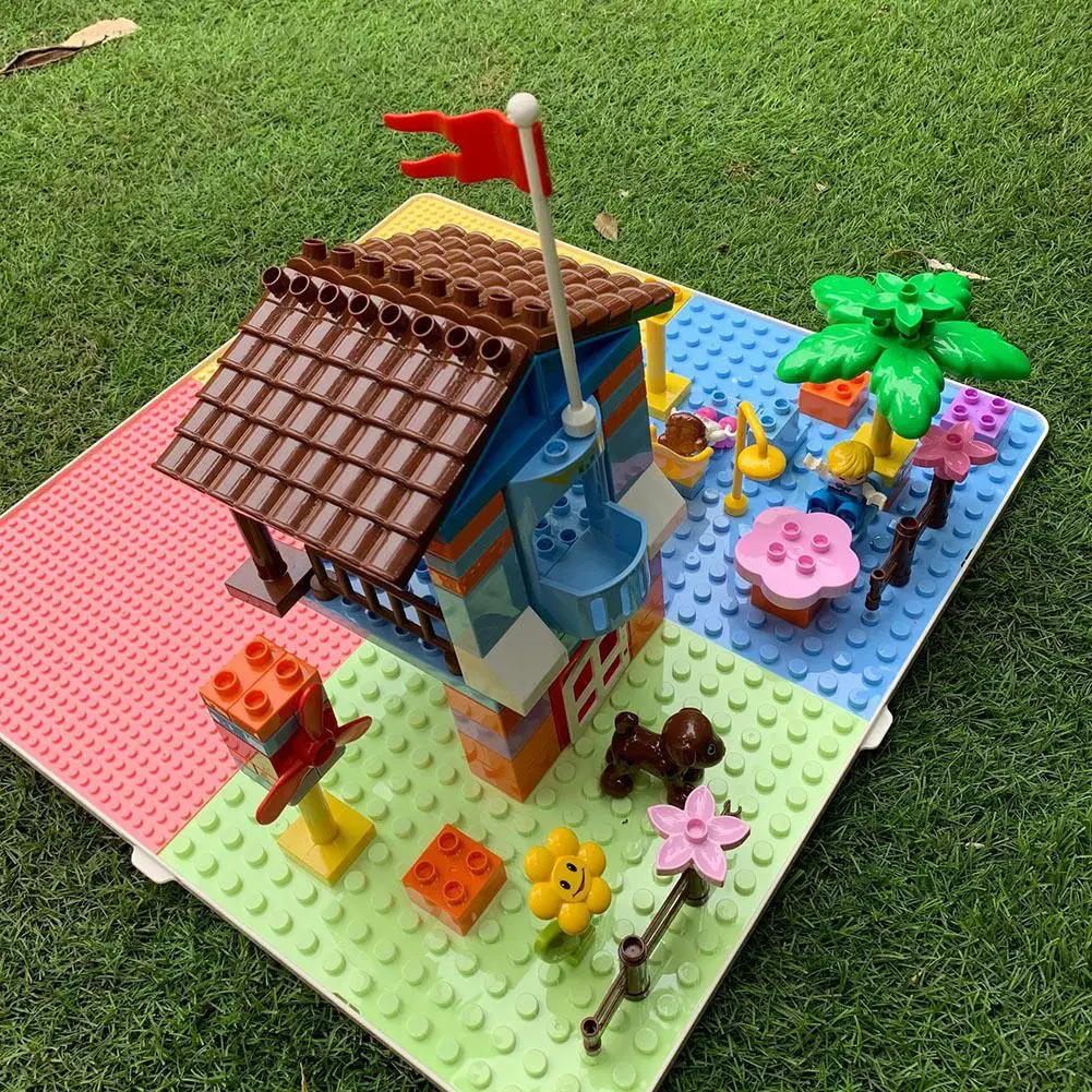 

Kuulee Building Blocks DIY Bricks Toys Family House Bricks Educational Gift for Children