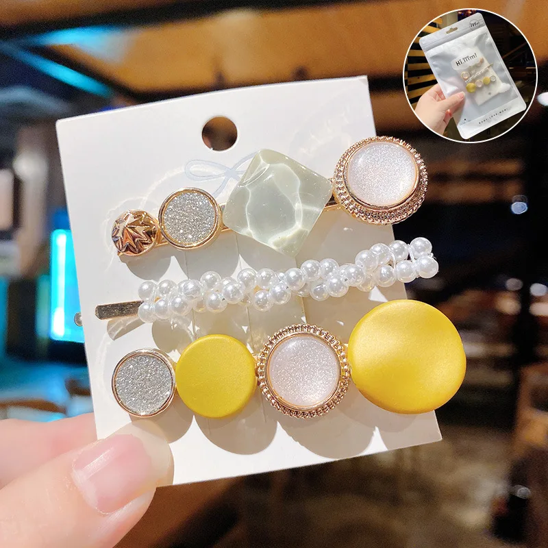 3/5/7pcs Cute Flower Princess Hairpin Kids Girls Hair Clips Bows Barrette Accessories for Children Hairclip Headdress Hairgrips |