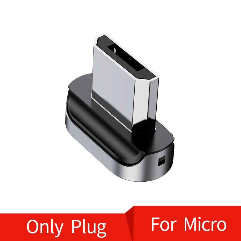 micro usb plug Магнитный Micro USB кабель Олаф 2 м для iPhone samsung, кабель для быстрой зарядки и передачи данных, Магнитный зарядный кабель usb type C 3A, кабель для мобильного телефона - Цвет: micro usb plug