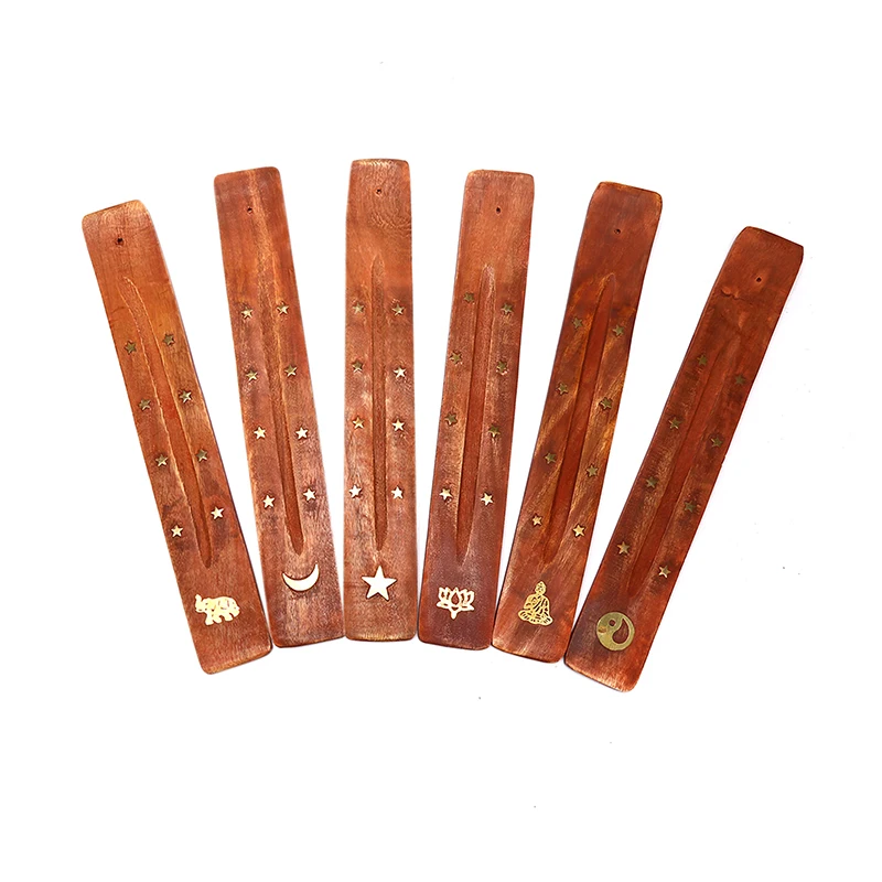 

1PC Natural Plain Wooden Incense Burner Stick Ash Catcher Holder Incense Ash Board Aromatherapy Home Decor Censer Tool