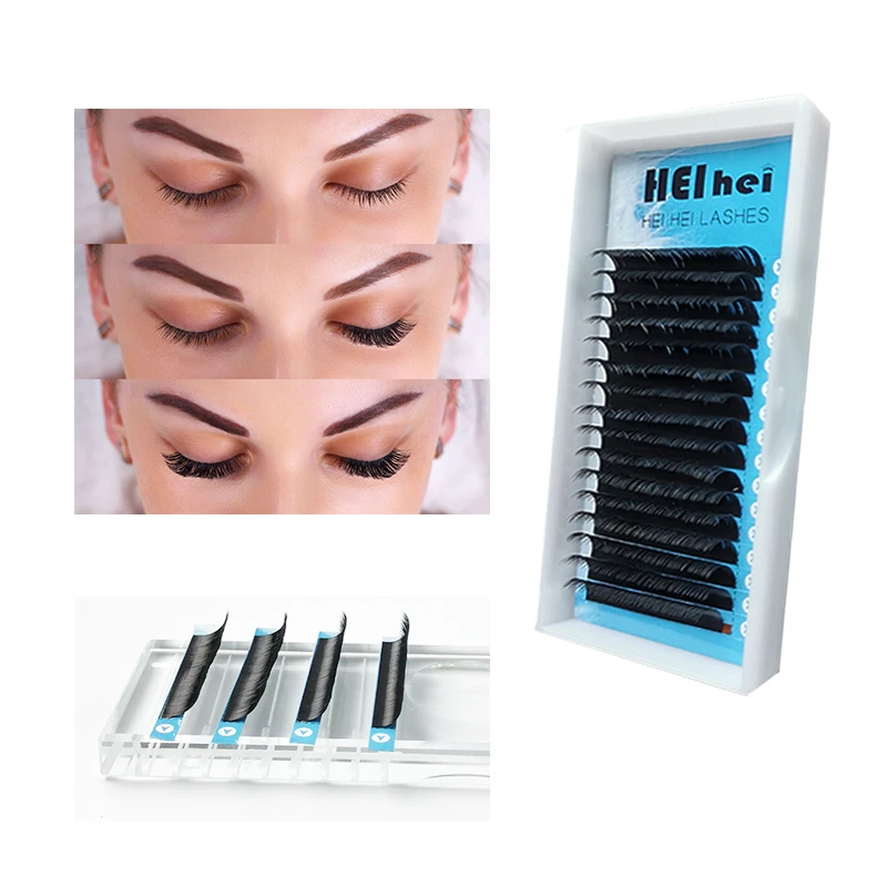 Шелковые волоконные ресницы для наращивания классические Индивидуальные