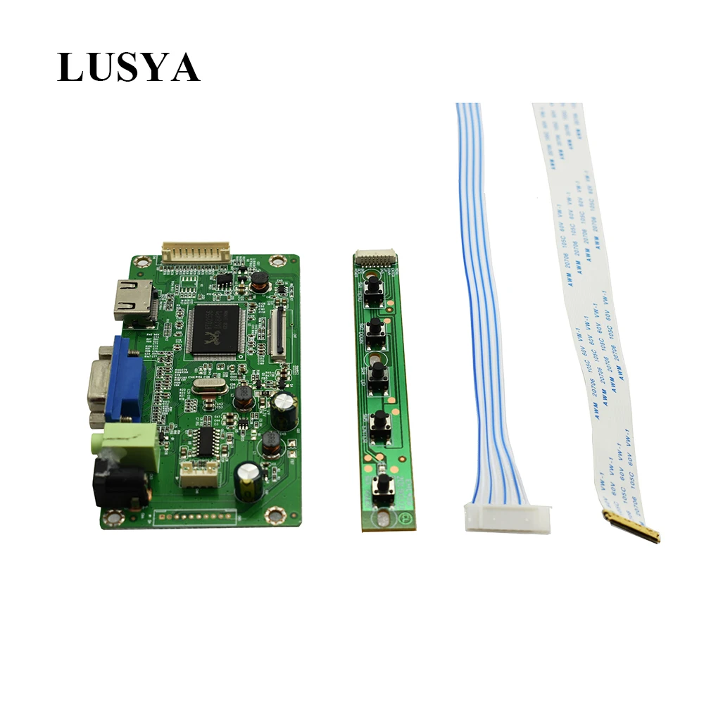 Плата драйвера Lusya HDMI к EDP плата адаптера VGA HD ЖК экрана RTD2550 для NT156WHM N22|Запасные