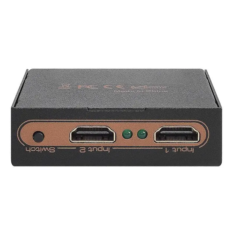 ALLOYSEED 2x2 Переключатель HDMI 2 Вход 2 Выход HDMI разделитель, сплиттер адаптер Поддержка 4K 3D 1080P для PS4 HDTV PC DVD плеер