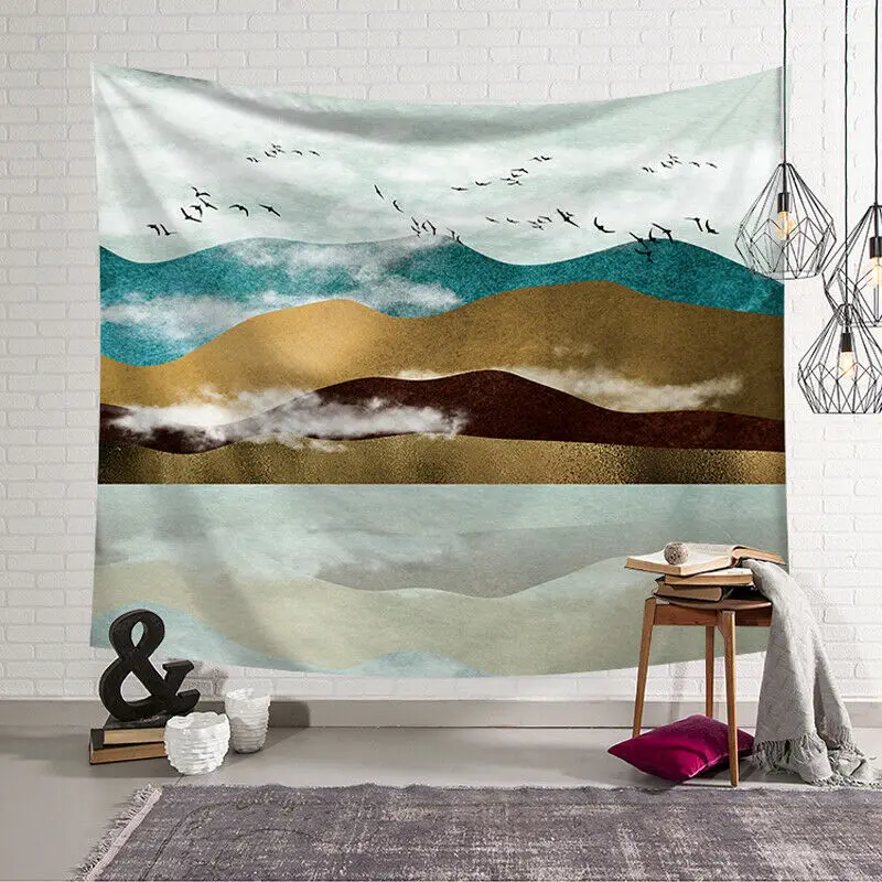 Новинка 2020 художественный декор гобелен с солнцем и луной настенный Подвесной