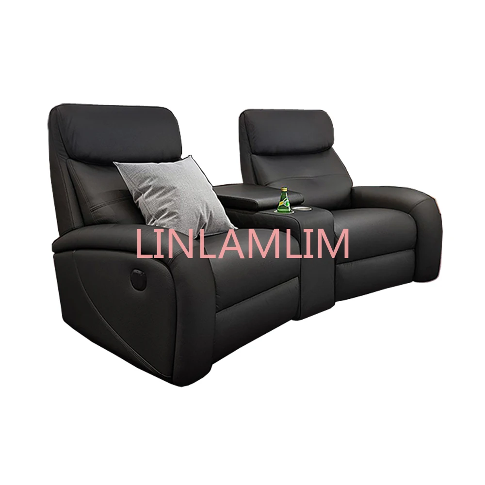 

electric recliner relax massage chair theater living room Sofa bed functional genuine leather couch Nordic modern диван мебель к