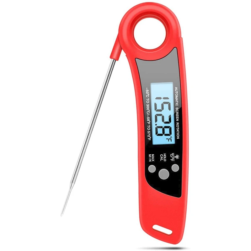 

Instant Read Meat Thermometer for Cooking Digital Food Thermometer for Grill, Kitchen, Candy, BBQ