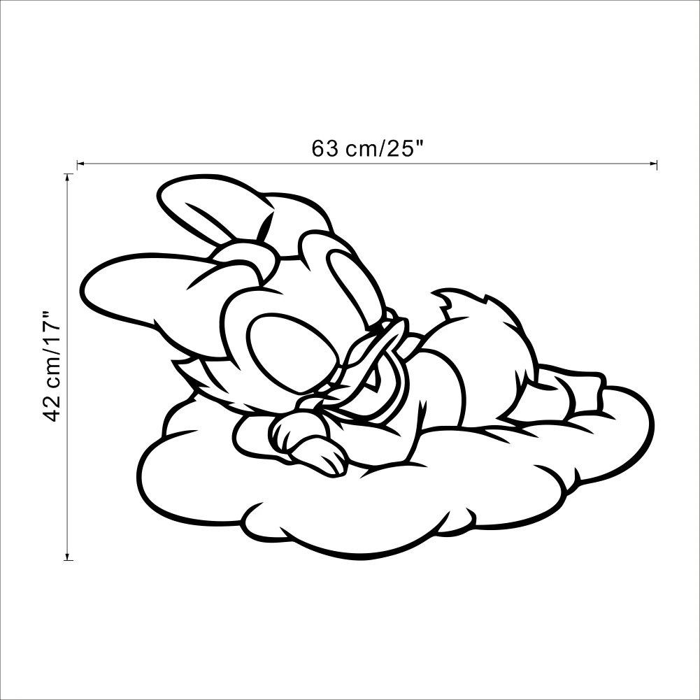 

Disney Wall Stickers Ducktales Wall Vinyl Decal Custom Baby Name Decor Kids Girl Boy Room Bedroom Accessories