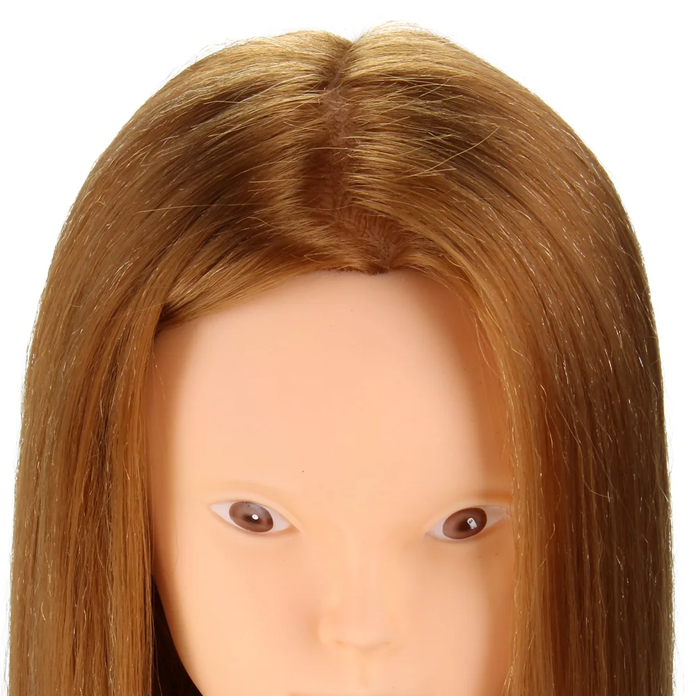 Тренировка голова с 50% настоящие человеческие волосы Профессиональные