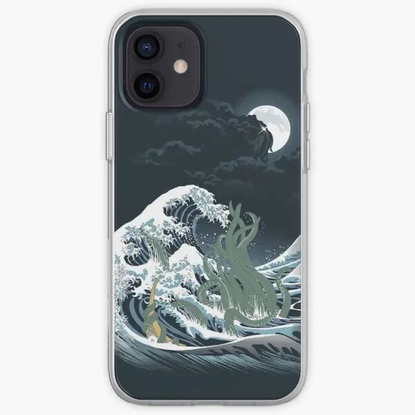 

The Wave Off R Lyeh Phone Case for iPhone X XS XR Max 6 6S 7 8 Plus 5 5S SE 11 12 13 Pro Max Mini Print Silicon Soft Cover