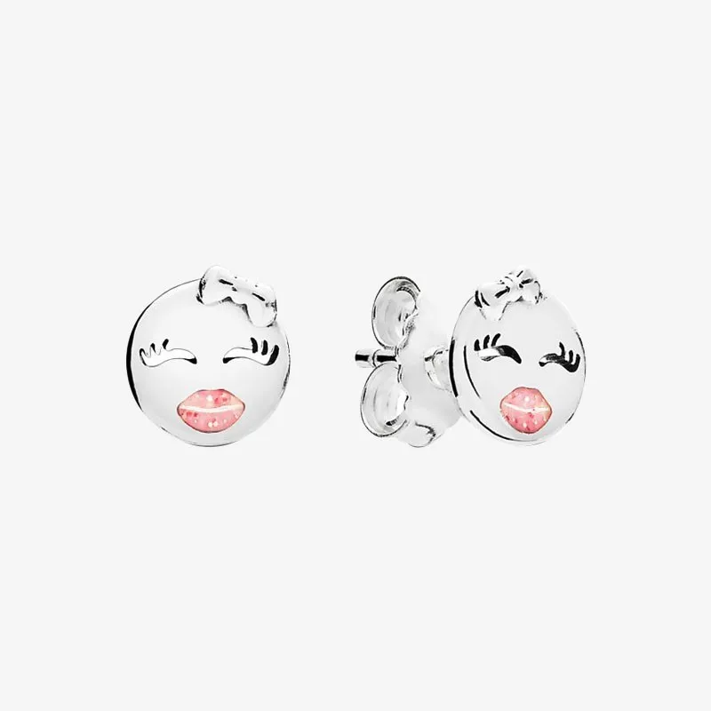 

Authentic S925 Sterling Silver Simple And Playful Blinking Earrings Women's Fashion Silver Earrings Jewelry Gifts