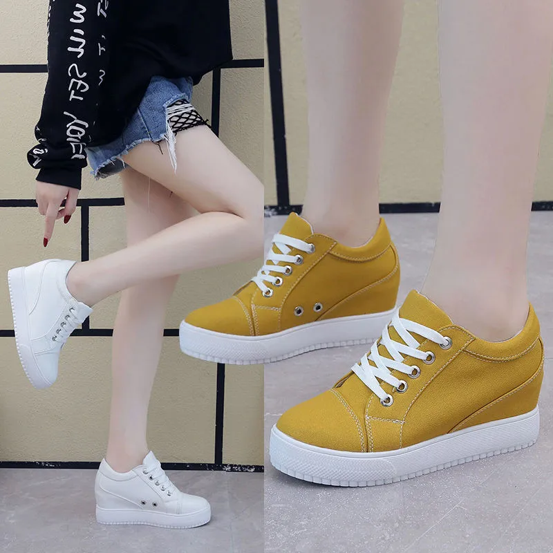 Кроссовки женские спортивные на платформе холщовые лоферы толстая подошва