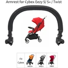 Аксессуары для коляски подлокотник для cybex ezy handrest бампер поручень Высокое качество искусственная кожа для Cybex S поворотные аксессуары для коляски