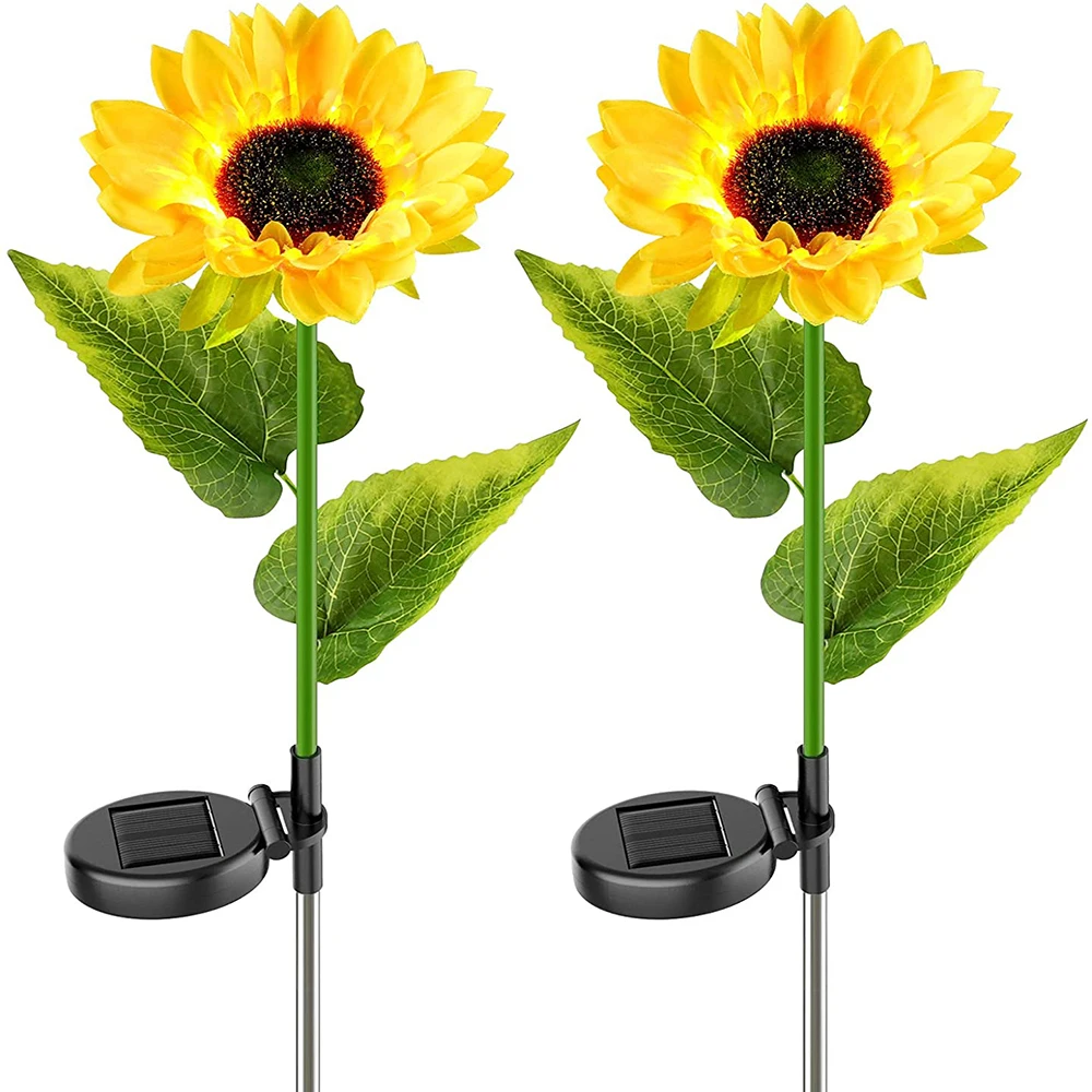 

Garden lights Solar LED Light Waterproof Sunflower Lawn Light Courtyard Garden Decoration Outdoor Landscape Lighting For Patch