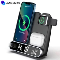 Wireless Charger for iPhone Mini Pro Max iWatch AirPods Wireless Chargers Stand Fast Charging Dock Station