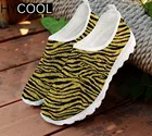 Кроссовки HYCOOL унисекс, дышащие, с принтом зебры