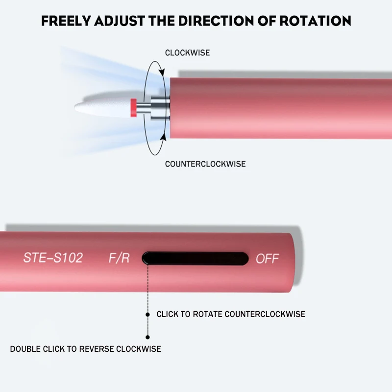 

Electric Nail Drill Machine Kit with 161/105pcs Drill Bits USB Charging Manicure Machine Pedicure Sanding Buffer Nail File Nail