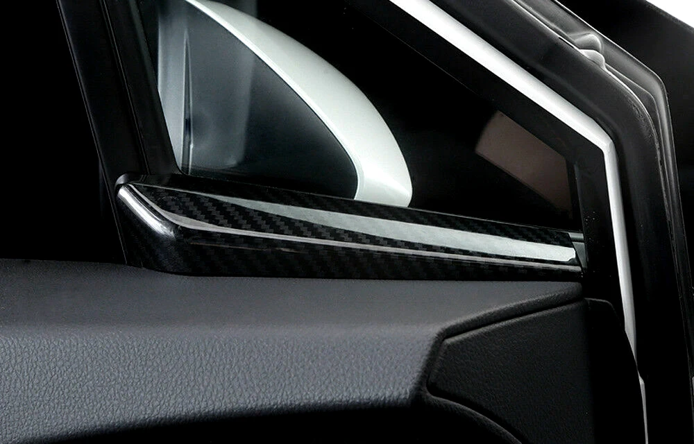 

1 Pair Car Auto Door Window A Pillar Post Cover Trim Molding ABS Fit for Toyota C-HR CHR 2016 2017 2018 2019 2020