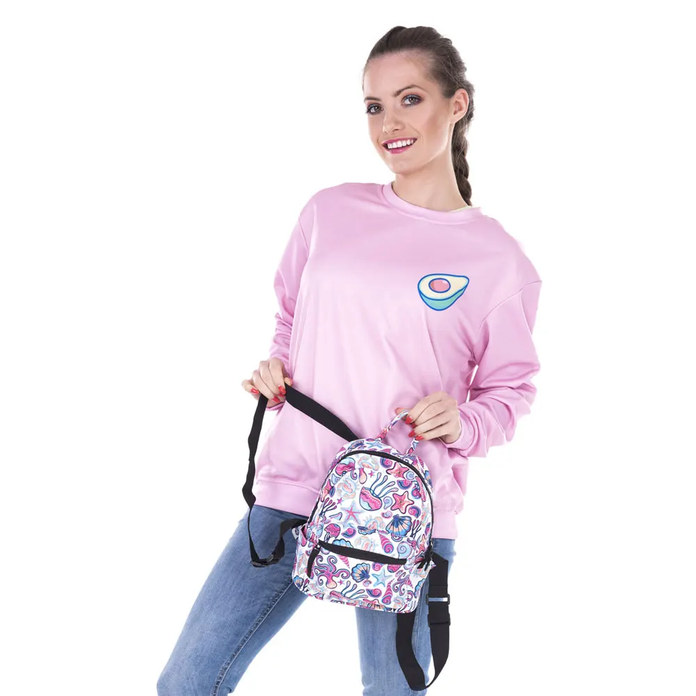 Children School Bag Cartoon Cute Ocean World Kawaii Backpack For Girl Fashion Women Print Backpack For Teens Travel Rucksack