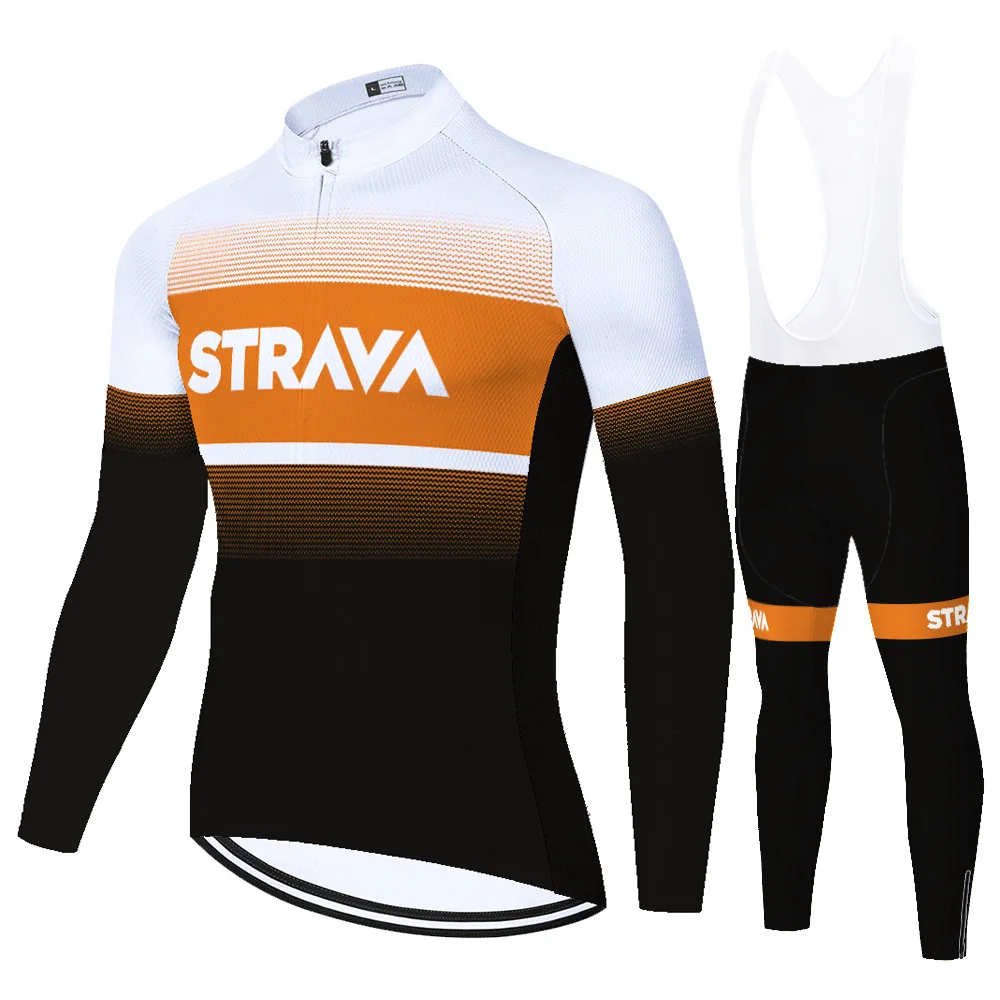 

Strava Summer Spring Bike Clothing Masculino Conjunto Equipamento Macaquinho Feminino Manga Longa Ciclismo 자전거의류 Cycling Jersey