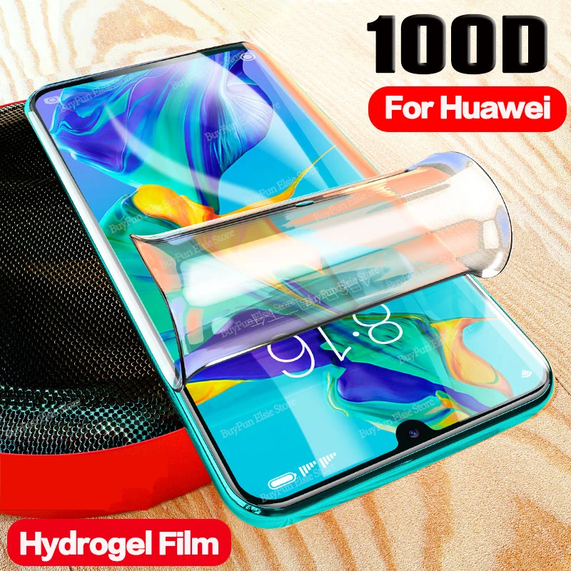 100D Защитная пленка для Huawei P30 Pro P30Lite защитная экрана Гидрогелевая Lite P30Pro легкая