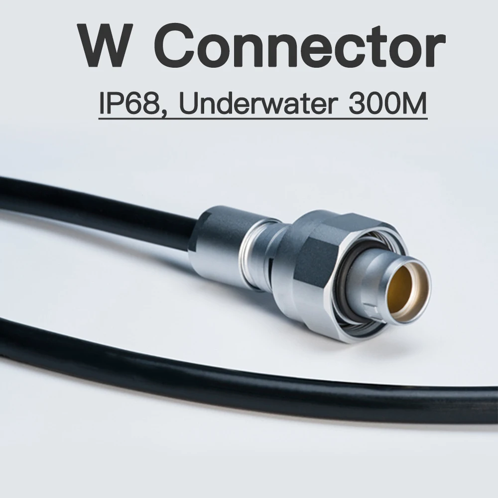 Debaixo d Água em Alto Mar 300 Metros Fvg 0w 1w 2w 3w 10 12 14 16 18 20 26 30 Pinos Ip68 Conector à Prova d Água de Alta Pressão