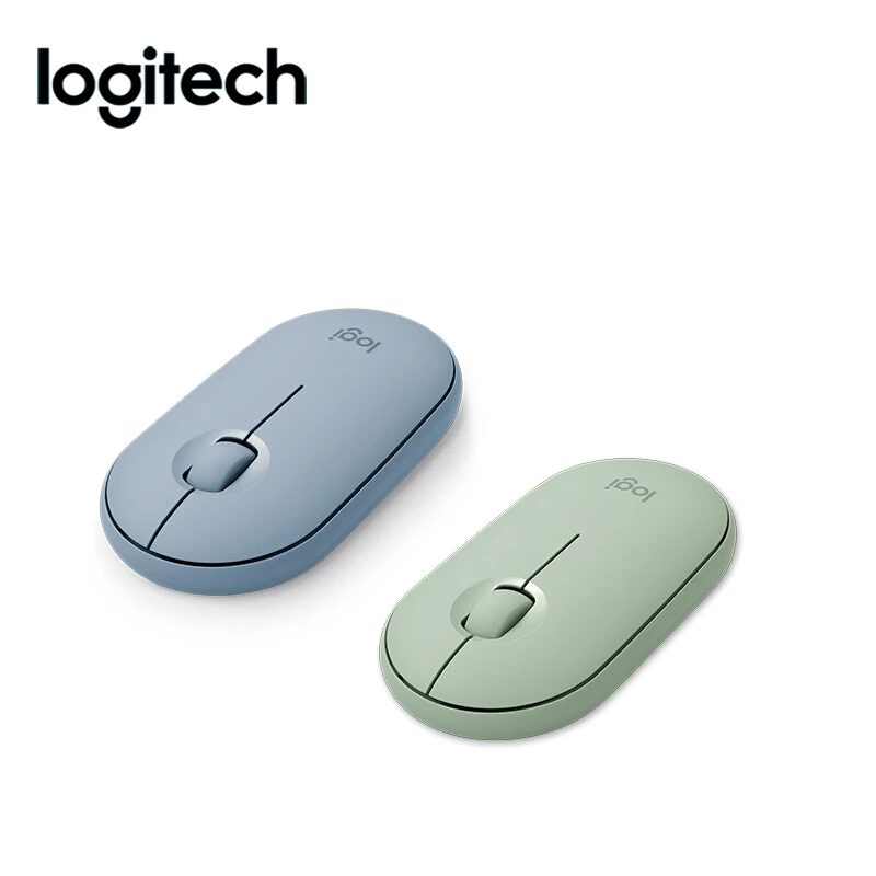 Logitech галька Беспроводной Bluetooth Мышь Pad бесшумный мини-светильник 1000 Точек на дюйм