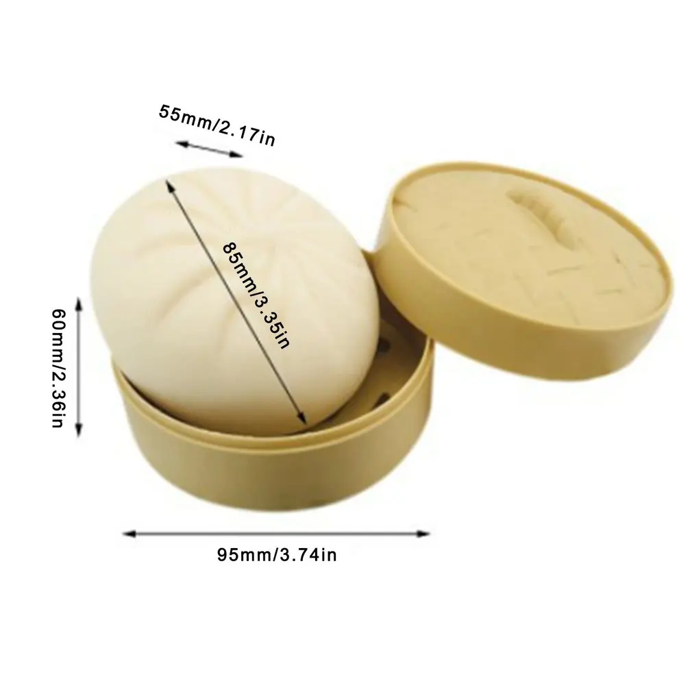 

Decompression Squeeze Music Vent Decompression Simulation Buns With Steamer Smooth Texture Emulation Bun Toy