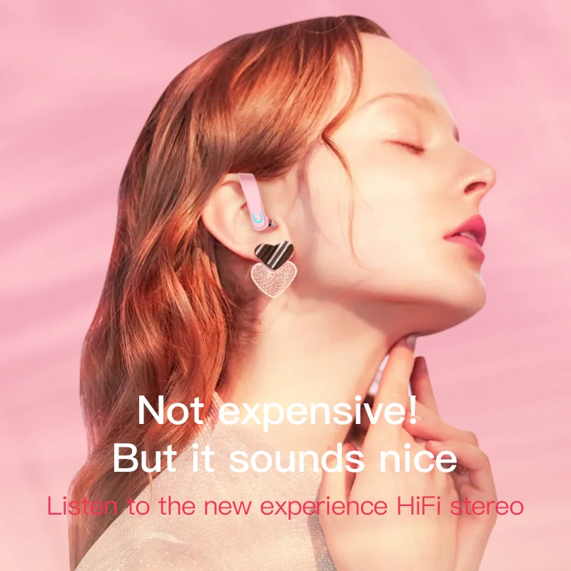 Фото Новые наушники YX18 Bluetooth 5,0 гарнитура Беспроводные наушники с ушным крючком деловые спортивные наушники-вкладыши с микрофоном №2