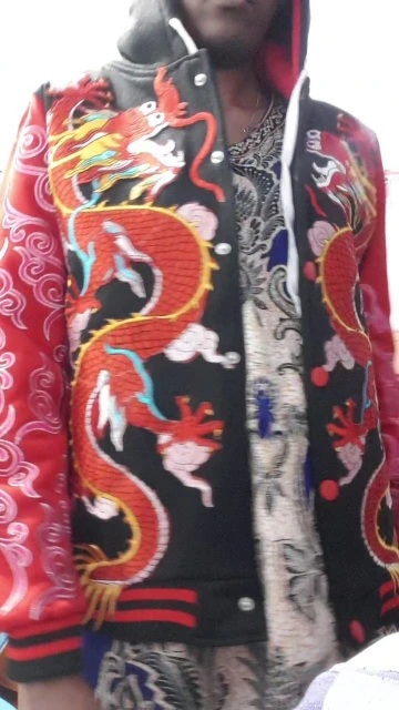 1 пара/лот изысканная вышитая ткань с драконом может использоваться для