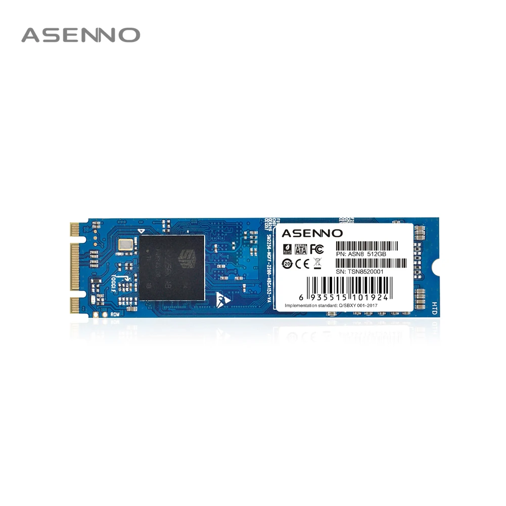 Asenno M.2 SATA SSD 120 ГБ 240 ГБ 512 ГБ HDD M2 NGFF SSD M.2 2280 для компьютера ноутбука