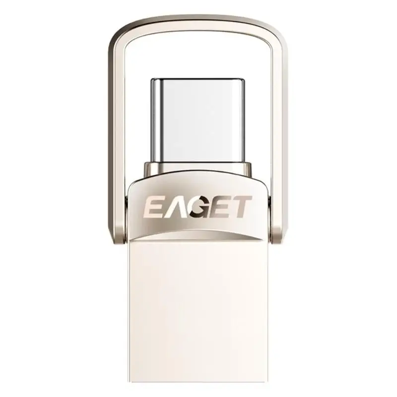 EAGET CU20 USB флэш-накопитель 32 Гб 64 Гб 128 Гб металлический Тип C USB 3,0 Флэшка OTG тип-c карта памяти накопитель для компьютера телефона
