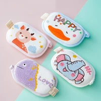 baby bath sponge towel cartoon body scrubber soft wall mounted bathroom accessories shower for children cleaning tool toiletries
