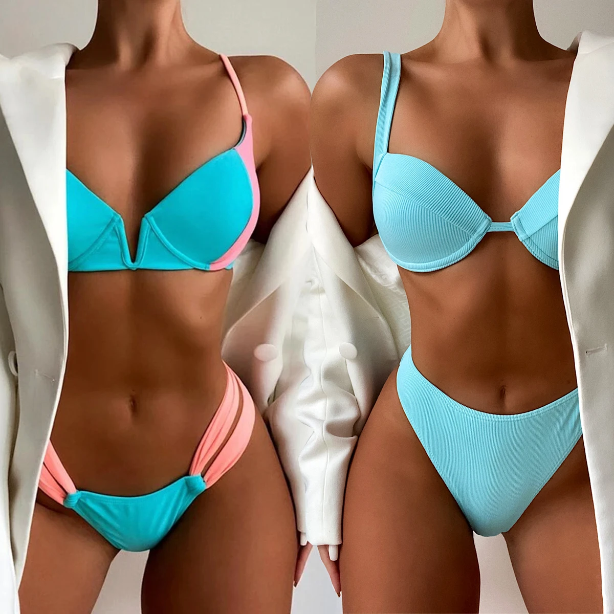

Push Up Bikinis 2021 Sexy Swimsuit For Women Swimwear Micro Bikini Set Sexy Biquini Bathing Suits Swimming Suit Beachwear Bikini