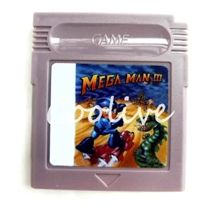 Серая оболочка Megaman Mega Man Xtreme 1 2 серии видеоигры карты памяти картриджа для 16 бит консольные аксессуары - Цвет: Mega Man 3