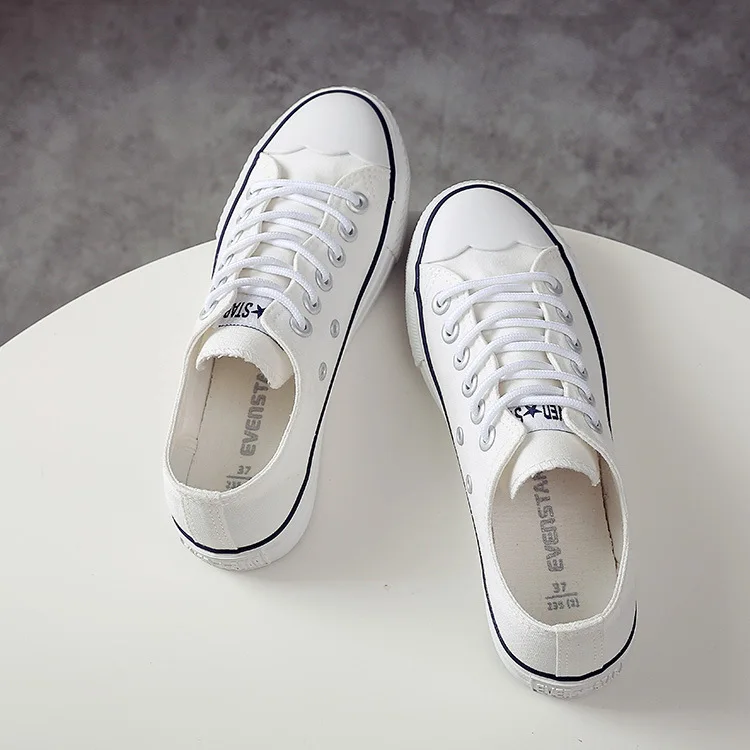 Zapatillas Lona Mujer/Женская обувь сезон осень-лето Повседневная парусиновая однотонные