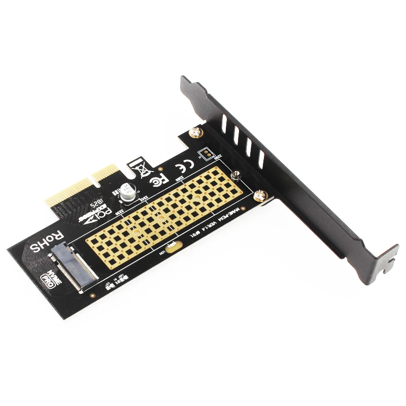 

JEYI SK4 M.2 NVMe SSD NGFF to PCIE X4 Adapter M Key Interface Card Suppor PCI Express 3.0 X4 2230-2280