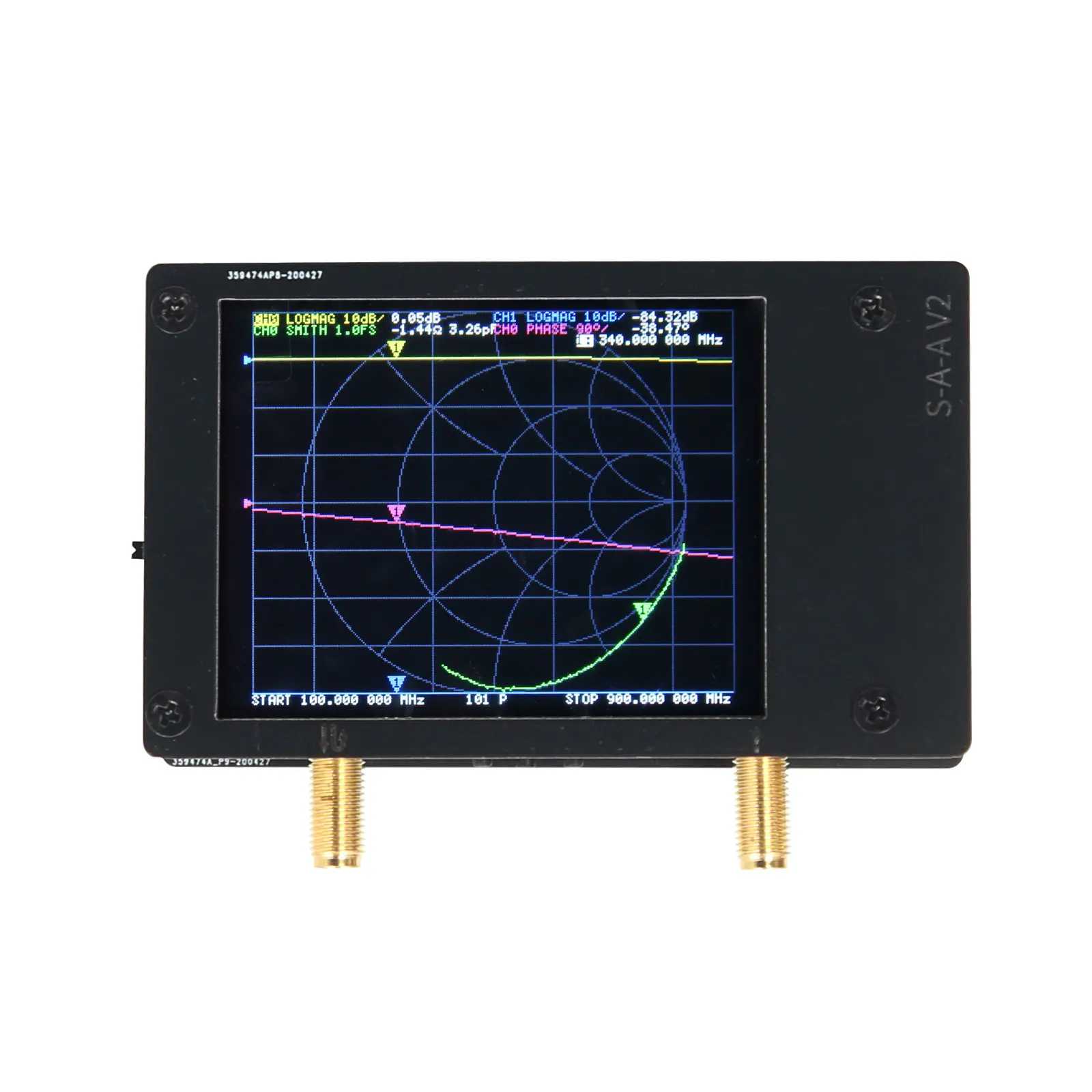 

NanoVNA V2 3G 50kHz-3GHz Vector Network Analyzer Antenna Analyzer For Shortwave HF VHF UHF