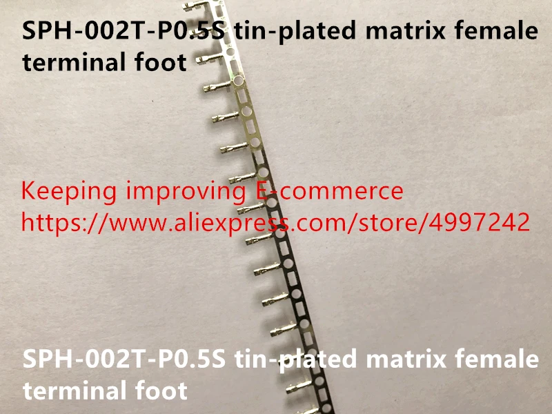 

Оригинальный новый 100% SPH-002T-P0.5S оловянный матричный гнездовой контактный разъем
