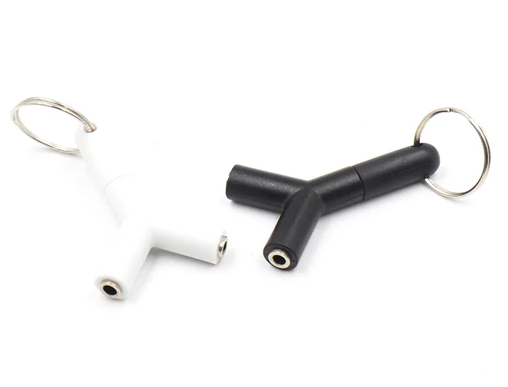 Y образный адаптер для наушников 3 5 мм с двойным штекером разветвитель